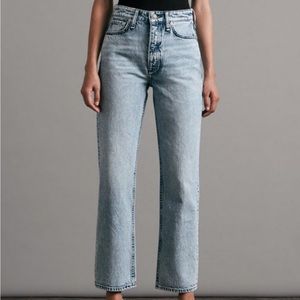 Rag and Bone Alex high rise straight jean